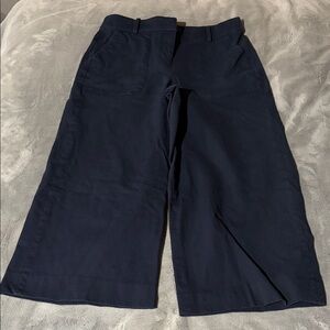 J. Crew Navy Ankle Cropped Pants